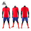 Babae jersey 100% polyester sports soocer shirt set